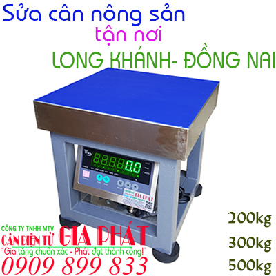 Sửa cân điện tử nông sản ở tại Long Khánh Đồng Nai 200kg 300kg 500kg