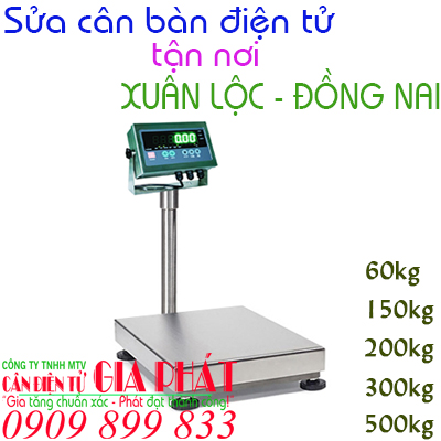 Sửa cân điện tử ở tại Xuân Lộc Đồng Nai 60kg 100kg 150kg 200kg 300kg 500kg
