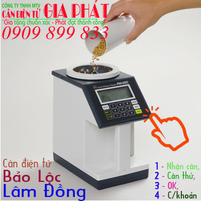 Cân điện tử Bảo Lộc Lâm Đồng Máy đô độ ẩm Kett 2 3 4 Kett PM 650 PM 450