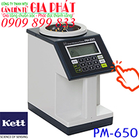 Máy đo độ ẩm Kett PM-650 (Kett 4 mới), máy đo độ ẩm cà phê, tiêu...