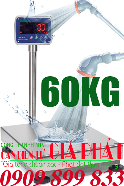 Cân điện tử 60kg chống nước cân điện tử Jwi-520 60kg chống nước