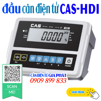 Đầu cân điện tử CAS HDI 60kg 150kg 300kg 500kg 