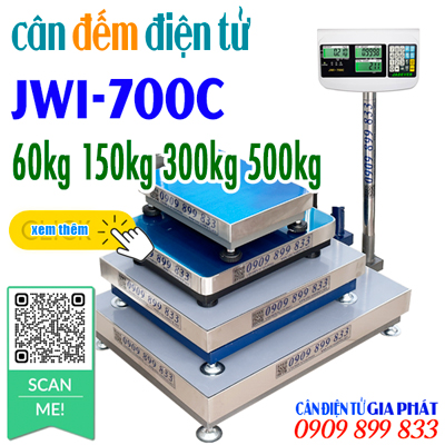 Cân điện tử Gia Phát - cân JWI-700C 30kg 60kg 100kg 150kg 200kg 300kg 500kg