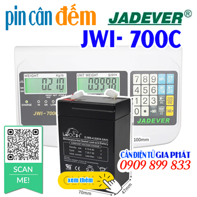 Pin cân điện tử JWI-700C 30kg 60kg 100kg 150kg 200kg 300kg 500kg