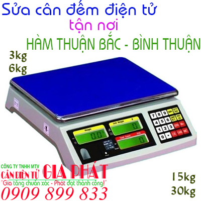 Sửa cân đếm điện tử tại Hàm Thuận Bắc Bình Thuận tận nơi 3kg 6kg 15kg 30kg
