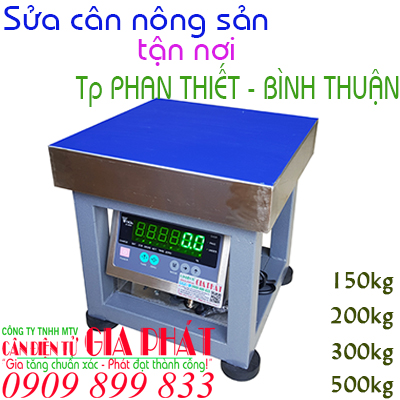 Sửa cân điện tử nông sản ở tại Tp Phan Thiết Bình Thuận 200kg 300kg 500kg