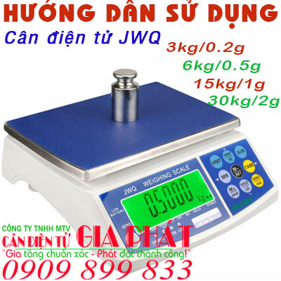 Hướng dẫn sử dụng cân điện tử JWQ 30kg 15kg 6kg 3kg cân điện tử Jadever