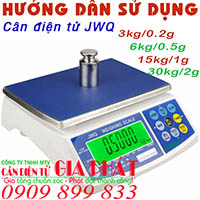 Hướng dẫn sử dụng cân điện tử JWQ 3kg 6kg 15kg 30kg, cân điện tử Jadever Đài Loan