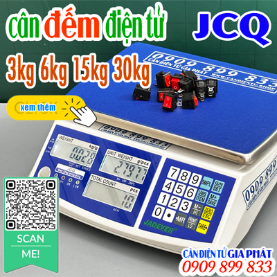 Sửa cân điện tử Jadever JCQ 30kg 15kg 6kg 3kg đếm số lượng