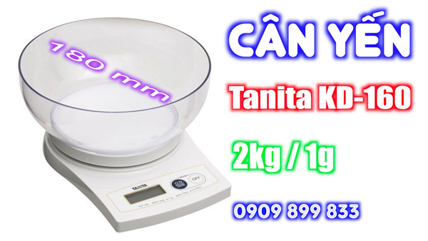 Cân điện tử cân yến - cân điện tử Tanita KD-160 2kg/1g