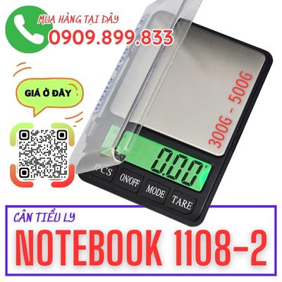 Cân điện tử 300g 500g Notebook 1108-2
