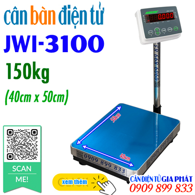 Cân điện tử JWI-3100 100kg 150kg 200kg - CÂN ĐIỆN TỬ GIA PHÁT