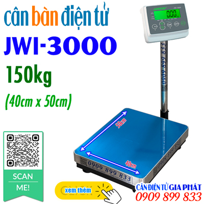 Cân điện tử JWI-3000 100kg 150kg 200kg - CÂN ĐIỆN TỬ GIA PHÁT