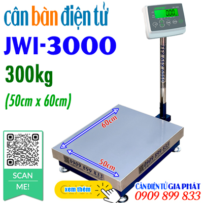 Cân điện tử JWI-3000 300kg 500kg - CÂN ĐIỆN TỬ GIA PHÁT