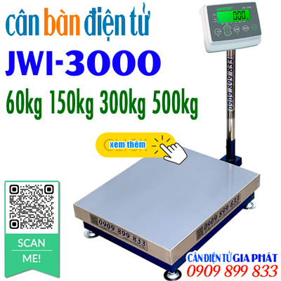 Cân điện tử JWI-3000 30kg 60kg 100kg 150kg 200kg 300kg 500kg