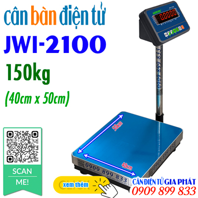 Cân điện tử JWI-2100 100kg 150kg 200kg - CÂN ĐIỆN TỬ GIA PHÁT