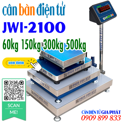 Bàn cân điện tử JWI-2100 60kg 100kg 150kg 200kg 300kg 500kg