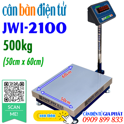Cân điện tử JWI-2100 500kg - CÂN ĐIỆN TỬ GIA PHÁT