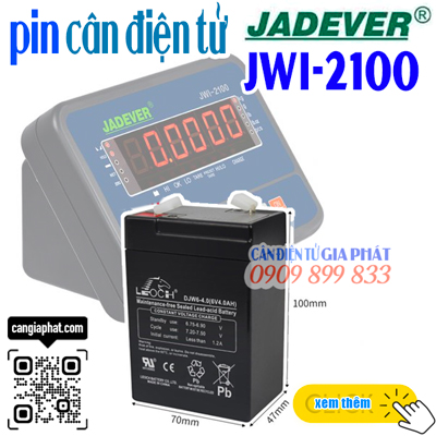 Pin cân điện tử JWI-2100 60kg 100kg 150kg 200kg 300kg 500kg