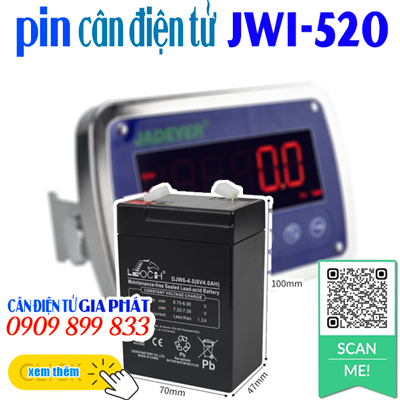 Sửa chữa cân điện tử có bánh xe di chuyển JWI-520