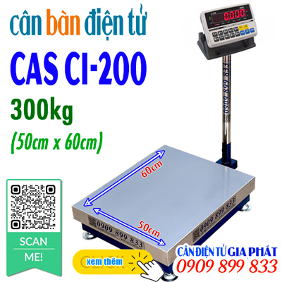 Cân điện tử CI-200 bàn cân 300kg - mua bán cân điện tử