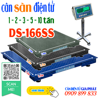 Cân sàn điện tử DS-166SS 1 tấn - 2 tấn - 3 tấn - 5 tấn - 10 tấn