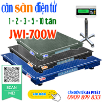 Cân sàn điện tử JWI-700W 1 tấn - 2 tấn - 3 tấn - 5 tấn - 10 tấn