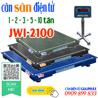 Cân sàn điện tử JWI-2100 1 tấn - 2 tấn - 3 tấn - 5 tấn - 10 tấn