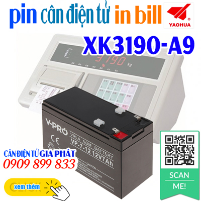 Sửa cân điện tử XK3190-A9 in phiếu tính tiền