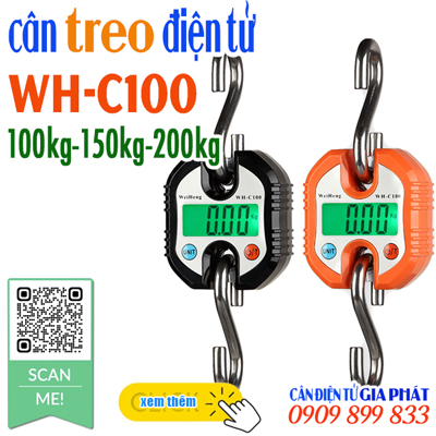 Cân treo điện tử WH-C100 100kg 150kg 200kg  