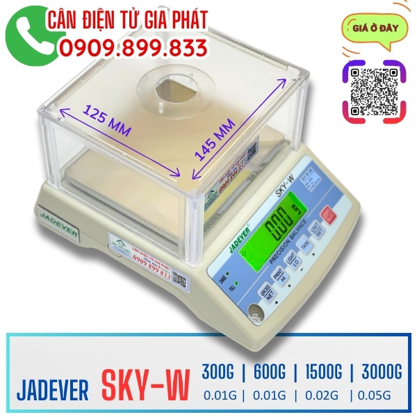 Cân điện tử SKY-W 300g 600g 1500g 3000g