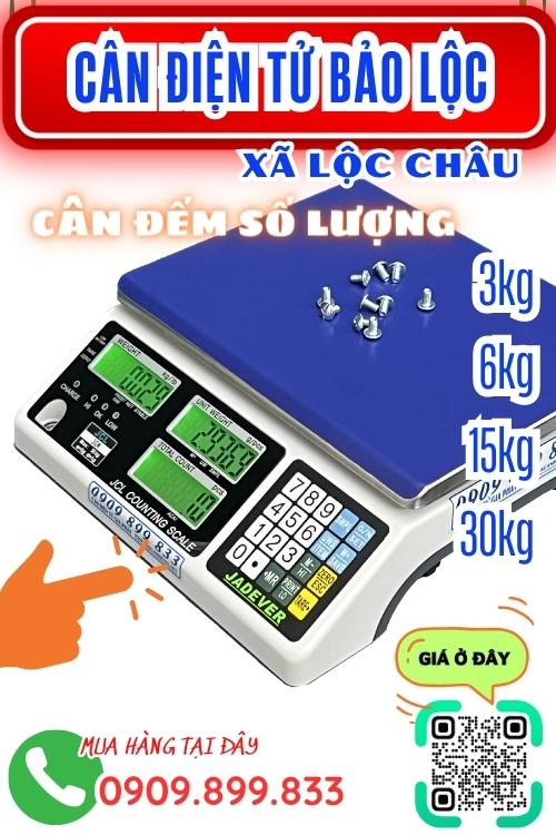 Cân điện tử ở Lộc Châu Bảo Lộc Lâm Đồng - cân đếm số lượng 3kg 6kg 15kg 30kg