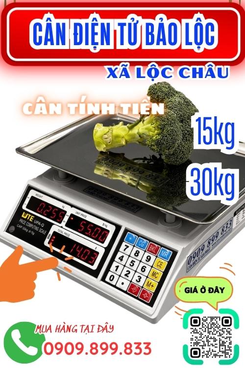Cân điện tử ở Lộc Châu Bảo Lộc Lâm Đồng - cân tính tiền 15kg 30kg