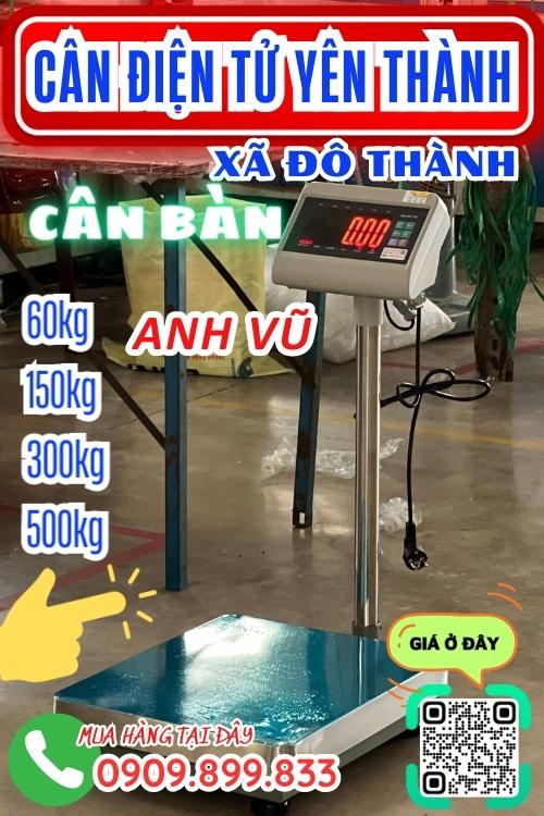 Cân điện tử ở Đô Thành Yên Thành Nghệ An - cân bàn 