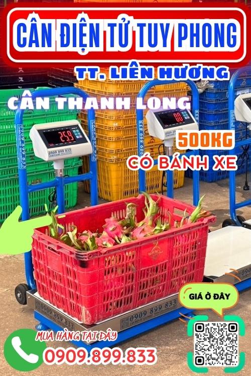 Cân điện tử ở Liên Hương Tuy Phong Bình Thuận - cân thanh long