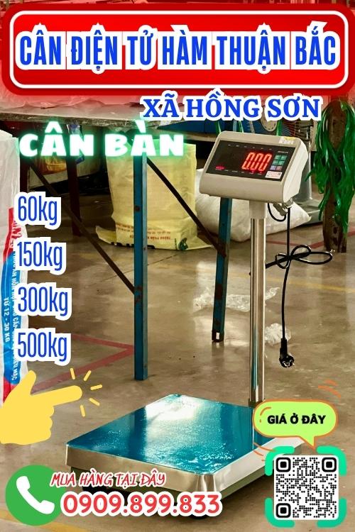 Cân điện tử ở Hồng Sơn Hàm Thuận Bắc Bình Thuận - cân bàn