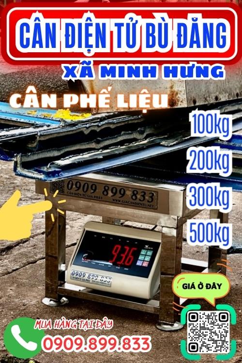 Cân điện tử ở Minh Hưng Bù Đăng Bình Phước - cân phế liệu