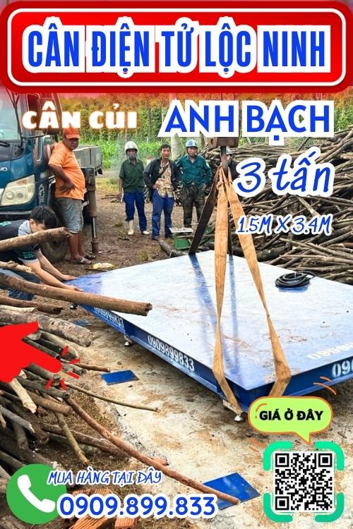 Cân điện tử Lộc Ninh Bình Phước cân xe 3 gác cân củi 3 tấn 5 tấn