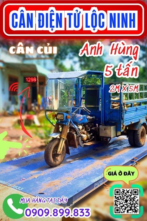 Cân điện tử cân xe 3 gác 3 tấn 5 tấn ở Lộc Ninh Bình Phước