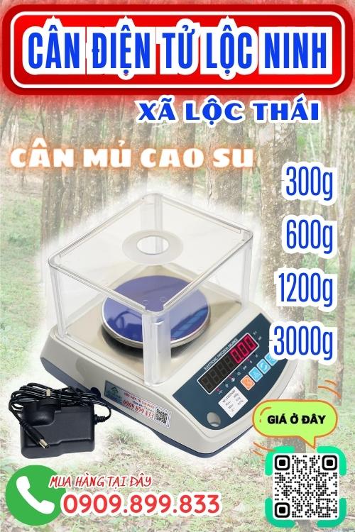 Cân điện tử ở Lộc Thái Lộc Ninh Bình Thuận - cân mủ cao su