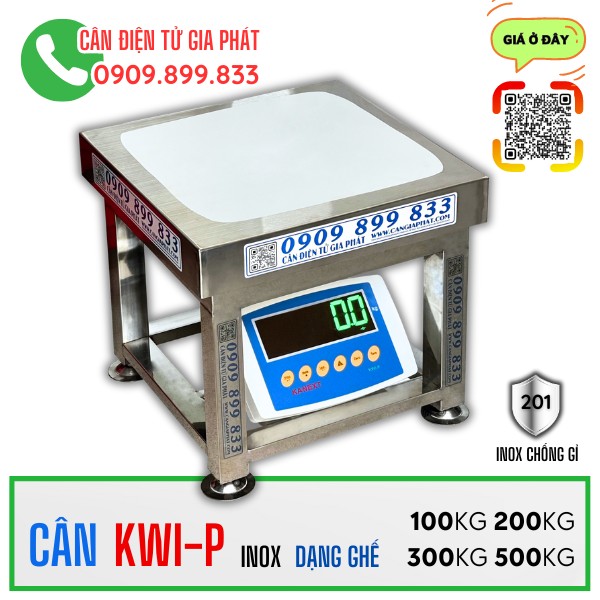 Cân điện tử Kanext KWI-P 100kg 200kg 300kg 500kg inox