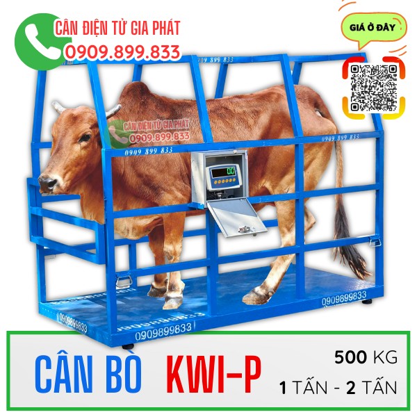 Cân điện tử cân trâu cân bò Kanext KWI-P 1 tấn 2 tấn