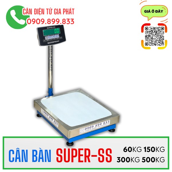 Cân bàn điện tử Super-SS 30kg 60kg 100kg 150kg 200kg 300kg 500kg