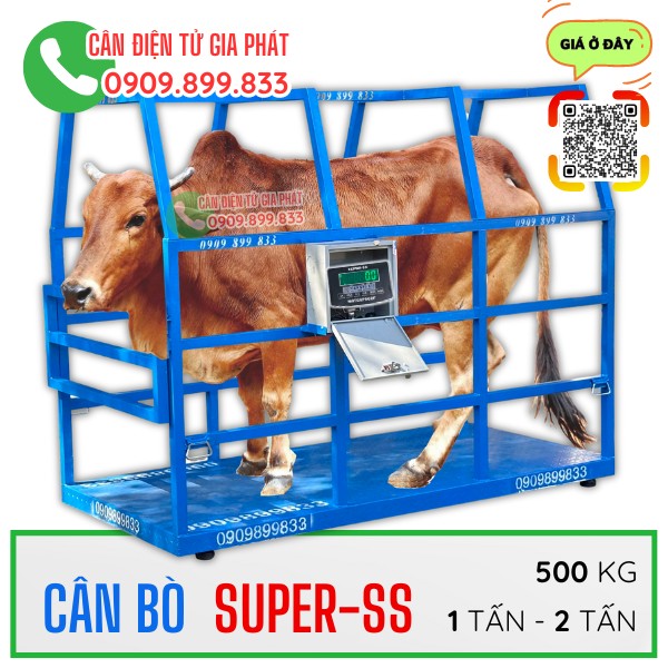 Cân điện tử cân trâu cân bò Super-SS 1 tấn 2 tấn