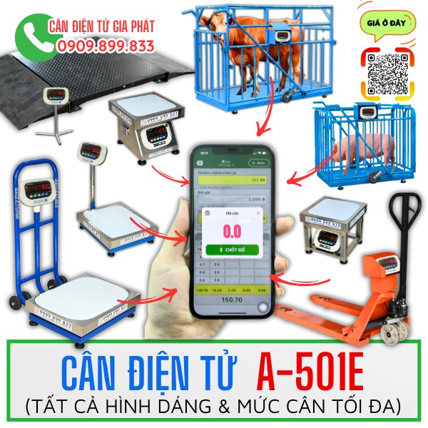 Cân điện tử A-501E