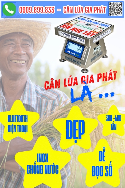 Cân điện tử cân lúa Gia Phát là gì