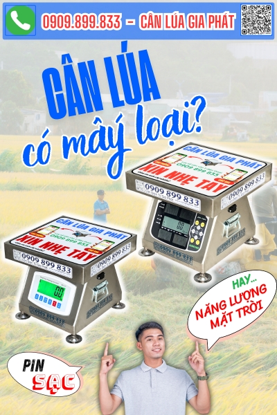 Cân lúa điện tử có mấy loại pin năng lượng mặt trời