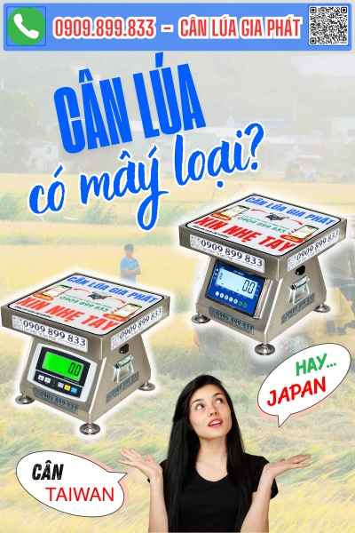 Cân lúa điện tử có mấy loại?