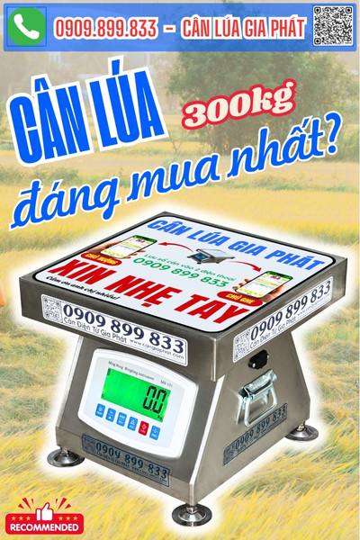 Cân điện tử cân lúa inox MH-101 200kg 300kg số đen