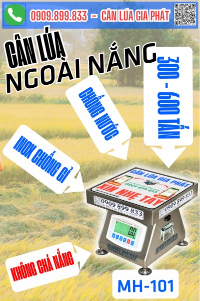 Cân điện tử cân lúa số đen MH-101 300kg dễ đọc số